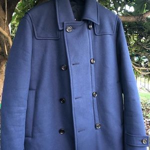 NWOT Hugo Boss Stretch Virgin Wool Double-Breasted